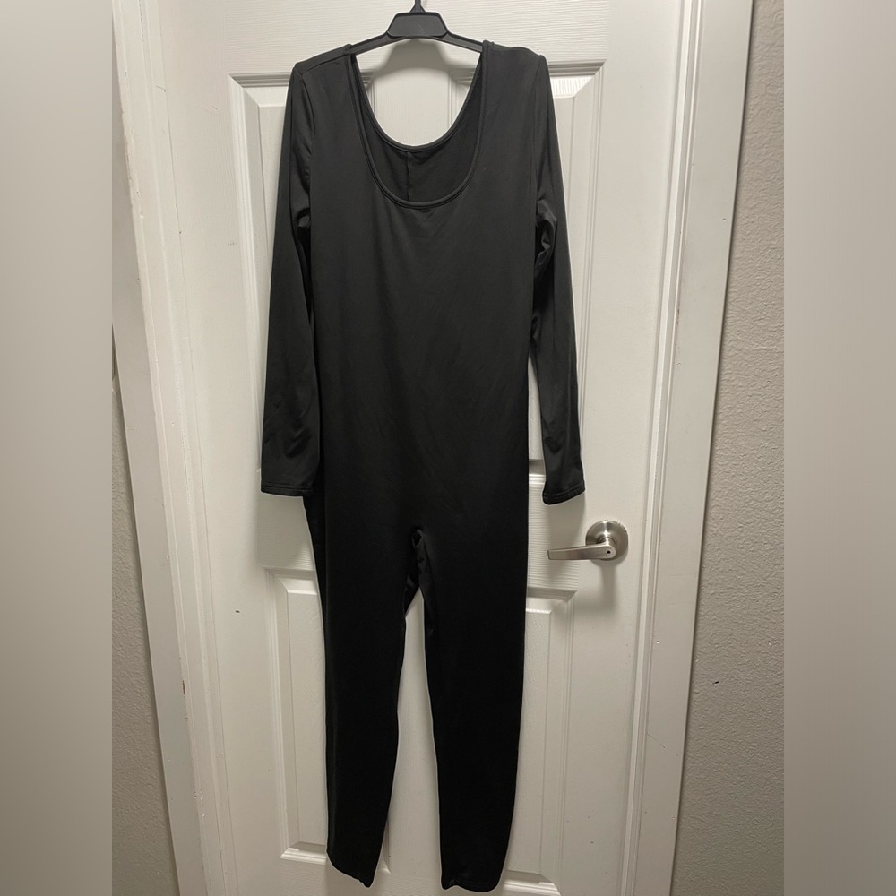 Black Long Sleeve Jumpsuit